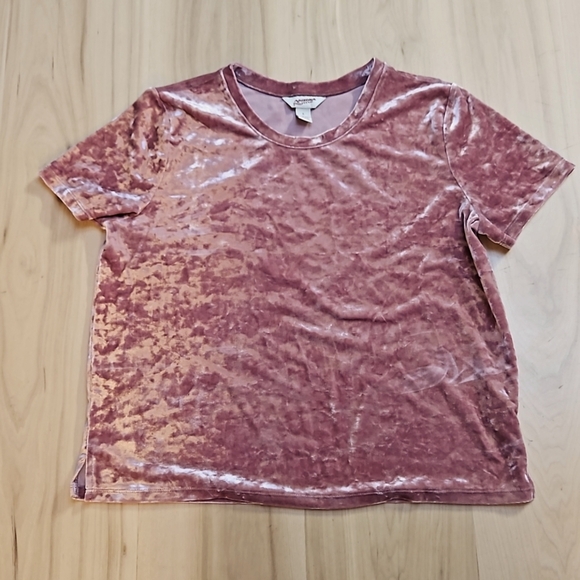Arizona Jean Company Tops - Pink Velvet Arizona Jean Crop Top